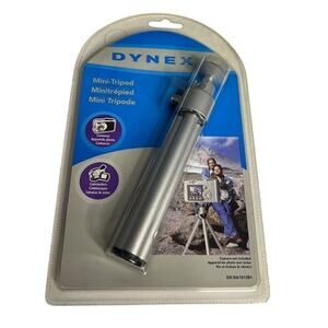 DYNEX Mini-Tripod DX-DA101381 for Cameras & Camcorders Aluminium NIP!
